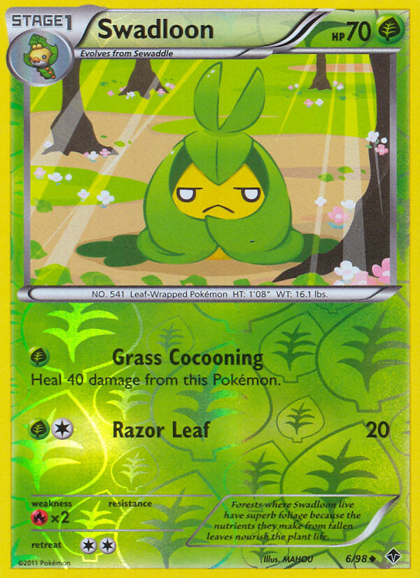 Emerging Powers Swadloon #6/98 reverse holo